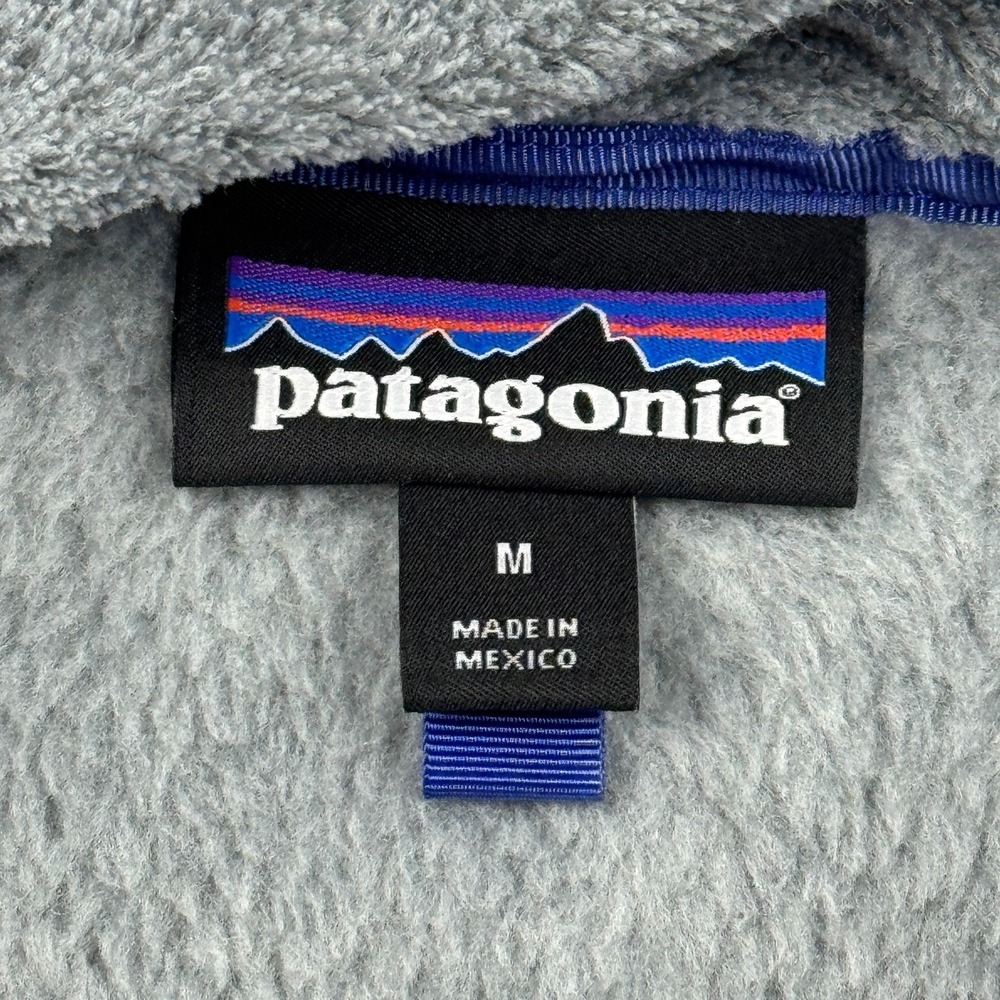 Patagonia Sweater Women Medium Gray Re-Tool Snap-T Fleece Polartec Thermal 25442 - Picture 4 of 12